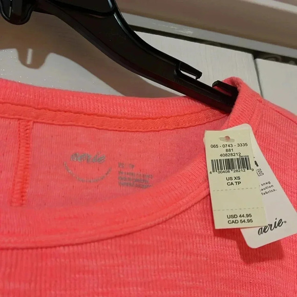 Aerie Endless Summer Oversized Pink Crew Sweatshirt NWT - Picture 9 of 9